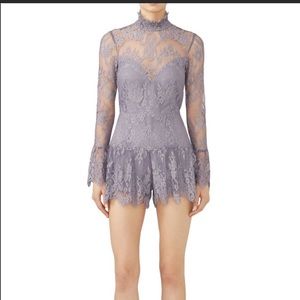 SAYLOR Lilac lace romper. WORN ONCE